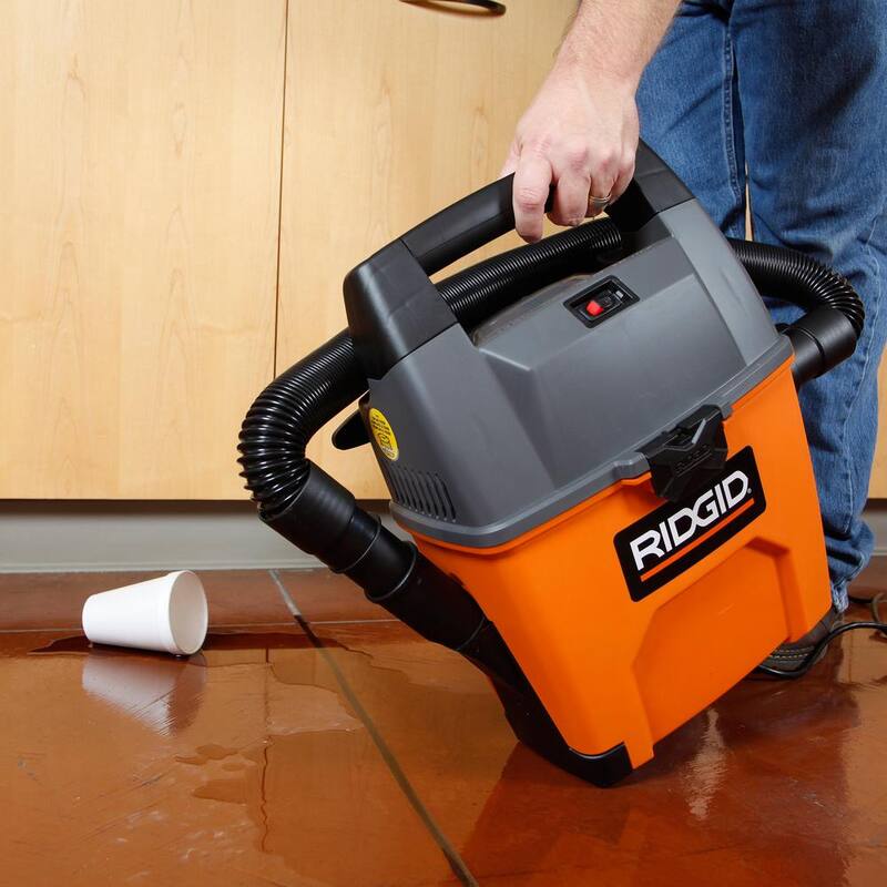 RIDGID Wet Debris Application, Foam Wet Dry Vacuum Shop Vac Filter for Most 3-4.5 Gallon RIDGID Shop Vacs (4-Pack) - VF3700A