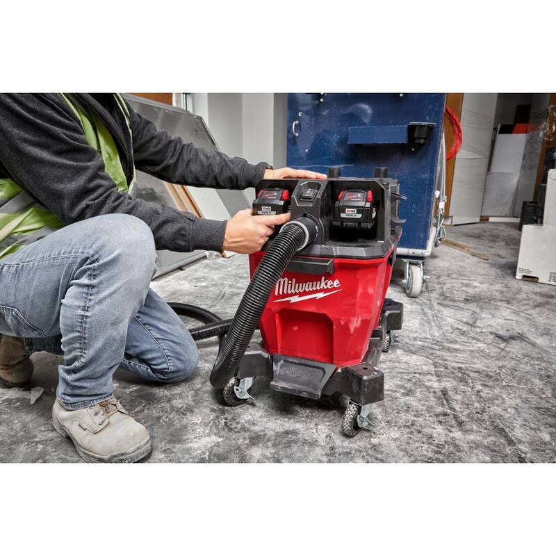 Milwaukee M18 FUEL Wet/Dry Vacuum DUAL-BATTERY Cordless Motor Head For Milwaukee Wet/Dry Shop Vacuums - 0921-20