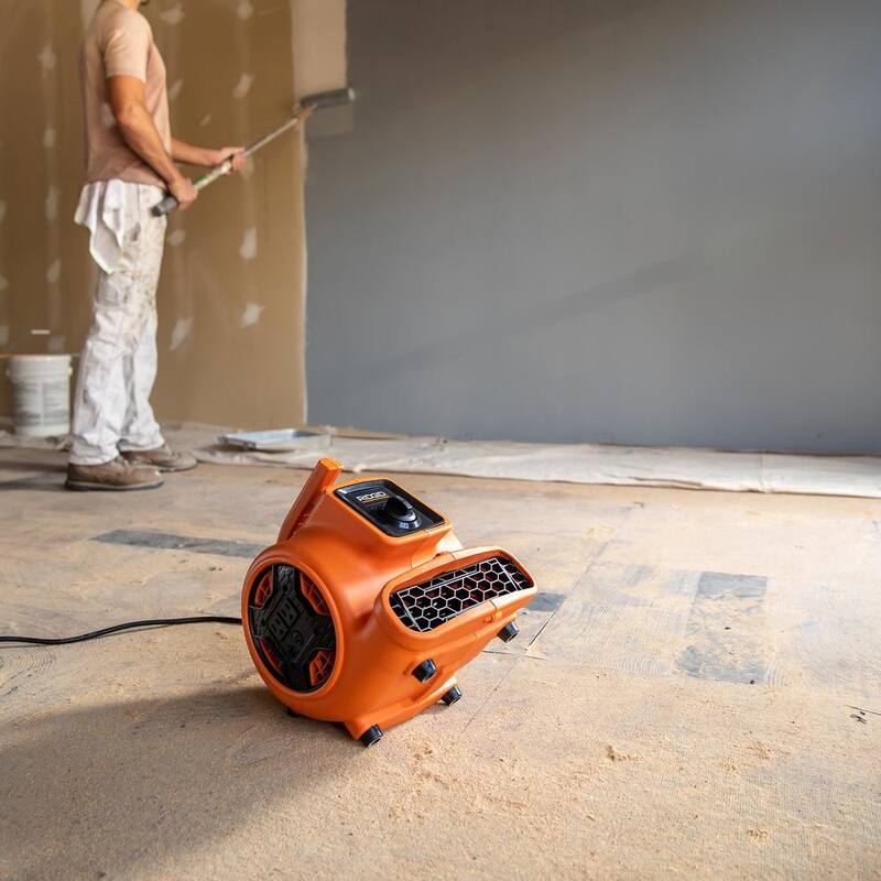 RIDGID 12 Gallon 5.0 Peak HP NXT Shop Vac Wet Dry Vacuum with Filter, Hose, Accessories and 600 CFM Blower Fan Air Mover - HD1265AM