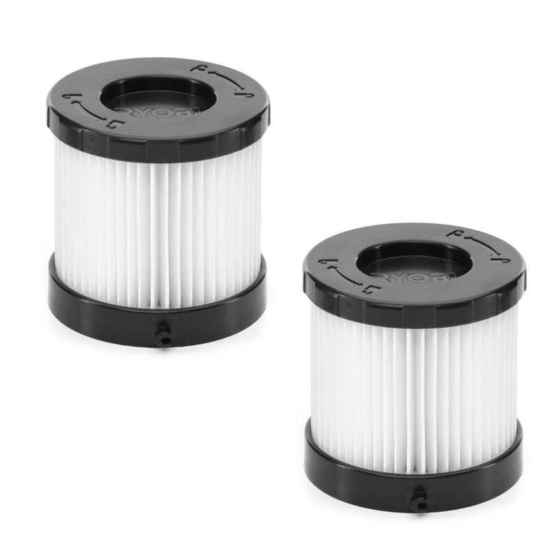 RYOBI HEPA Replacement Filter for Jobsite Vacuum (2-pack) - A32HF01