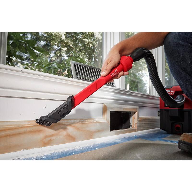 Milwaukee AIR-TIP 1-1/4 in. - 2-1/2 in. Cross Brush Tool, 3-IN-1 Crevice and Brush Tool, and Claw Utility Nozzle w/Brushes - 49-90-2035-49-90-2023-49-90-2040