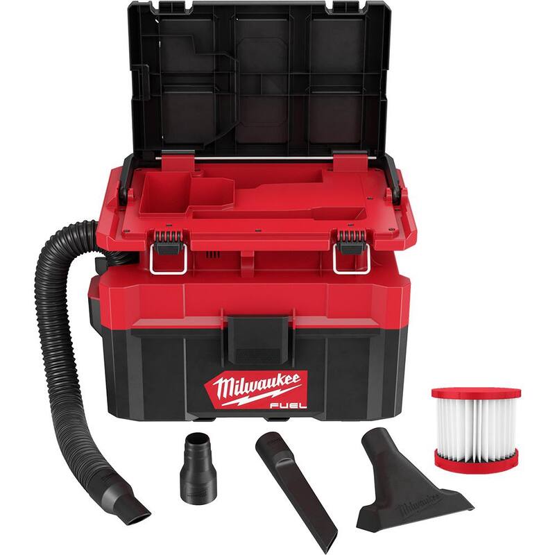 Milwaukee M18 FUEL PACKOUT 18-Volt Lithium-Ion Cordless 2.5 Gal. Wet/Dry Vacuum W/ Compact Router - 0970-20​-2723-20