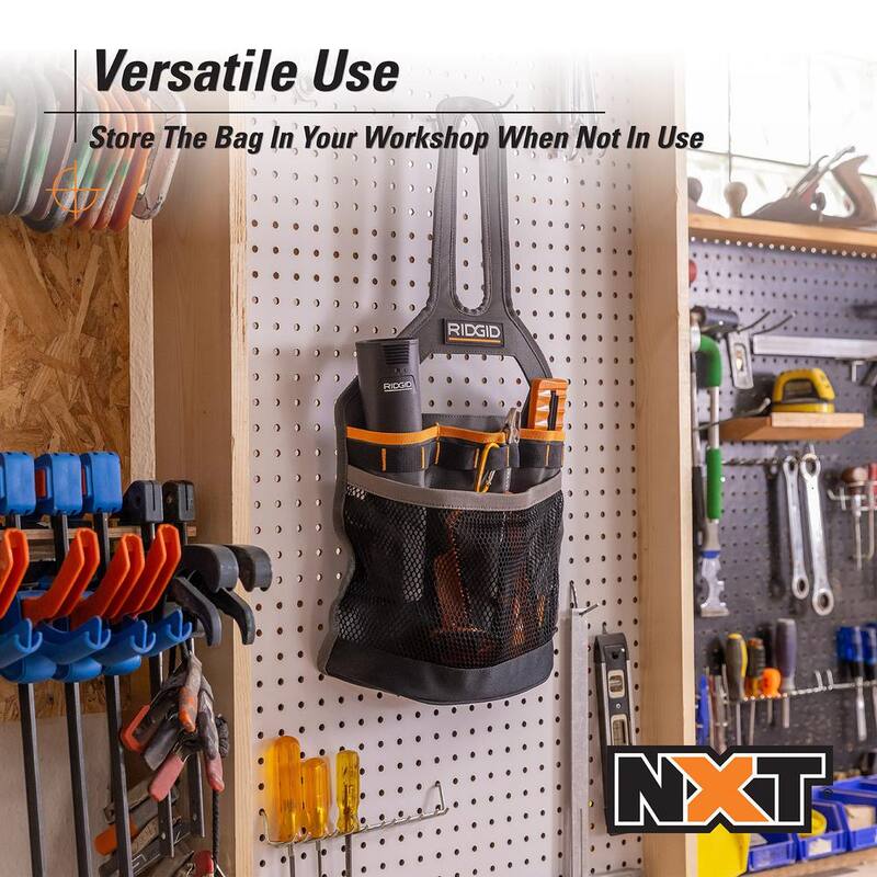 RIDGID RIDGID NXT Shop Vac Attachment Storage Bag Organizer Accessory for Select RIDGID NXT Wet Dry Vacuums - VT1000