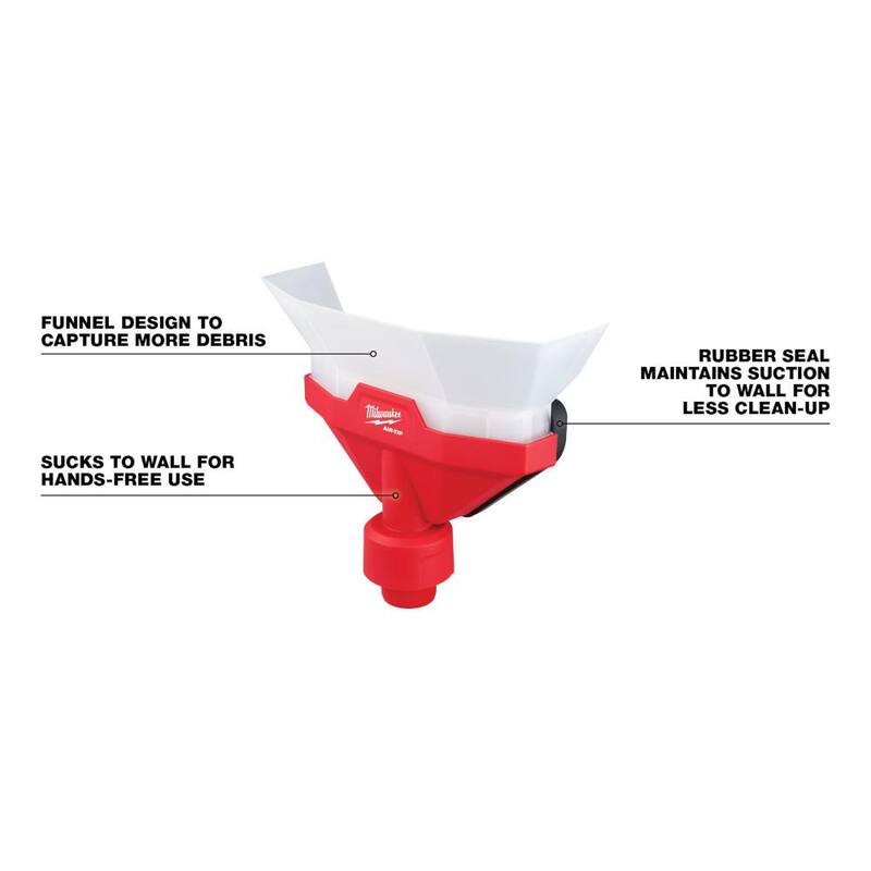Milwaukee M18 FUEL PACKOUT Cordless 2.5 Gal. Wet/Dry Vacuum w/AIR-TIP 1-1/4 in. - 2-1/2 in. (4-Piece) Debree and Conduit Line Kit - 0970-20-49-90-2022-49-90-2024