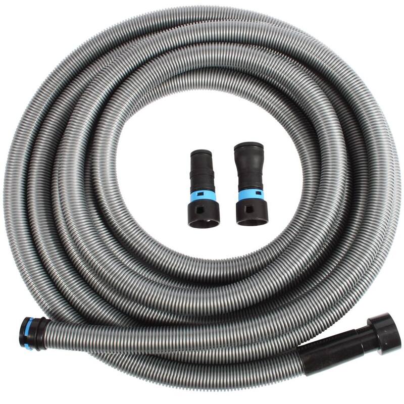 Cen-Tec 30 ft. Hose with Dust Collection Power Tool Adapters for Wet/Dry Vacuums - 94203