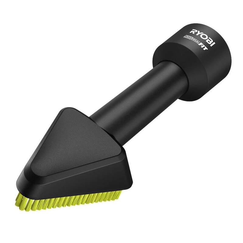 RYOBI UniversalFit Wet/Dry Vacuum Dust Brush Accessory Tool - A32UA04
