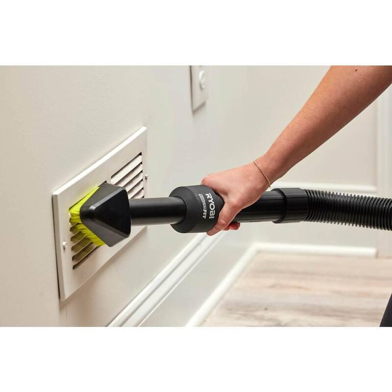 RYOBI UniversalFit Wet/Dry Vacuum Dust Brush Accessory Tool - A32UA04