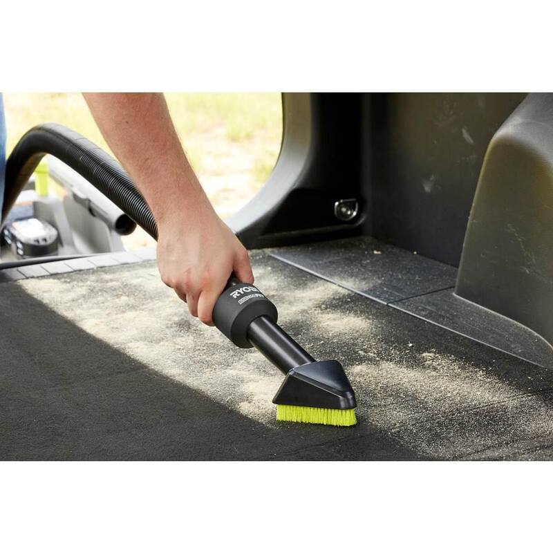 RYOBI UniversalFit Wet/Dry Vacuum Dust Brush Accessory Tool - A32UA04