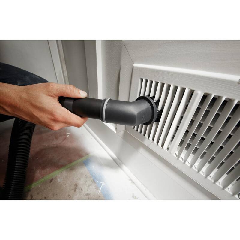 Milwaukee 1-7/8 in. Round Brush Tool for Wet/Dry Shop Vacuums (1-Piece) - 49-90-1981