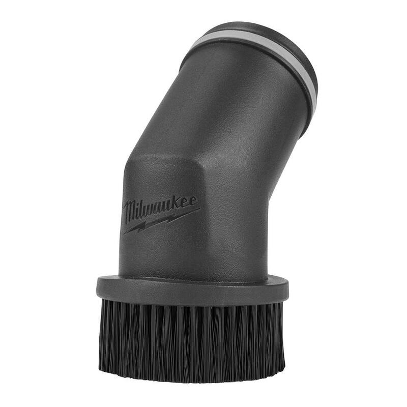 Milwaukee 1-7/8 in. Round Brush Tool for Wet/Dry Shop Vacuums (1-Piece) - 49-90-1981