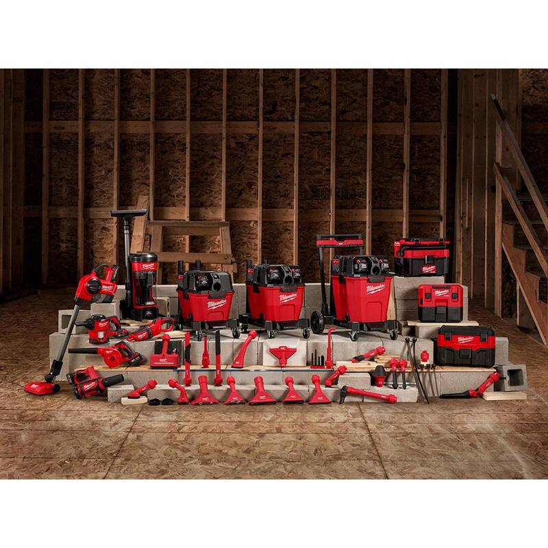 Milwaukee M18 FUEL 12 Gal. Cordless Dual-Battery Wet/Dry Shop Vac Kit with M18 Compact Blower - 0930-22HD-0884-20
