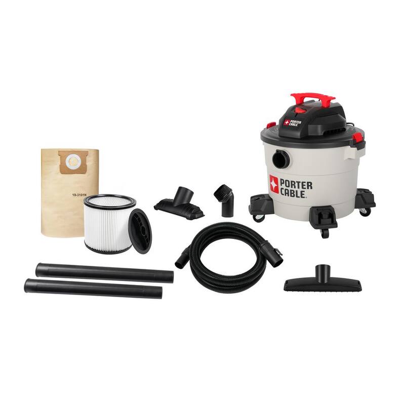 Porter-Cable 10 Gal. 5.0 Peak HP Wet/Dry Vacuum - PCX18604P-10A