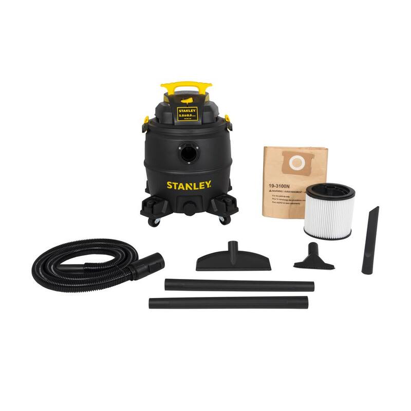 Stanley 8 Gal. Portable Poly Wet/Dry Vac - SL18117P