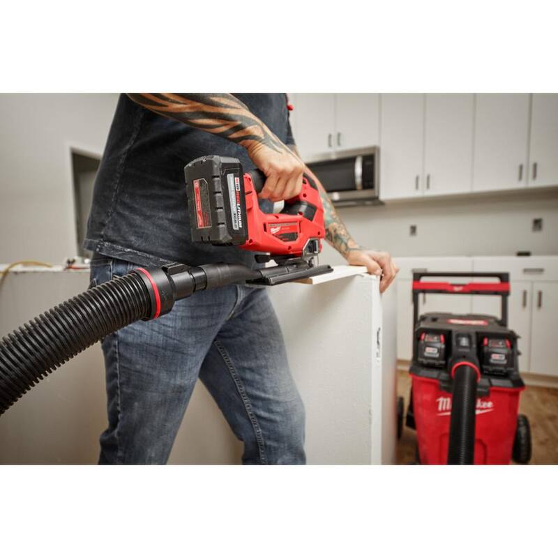 Milwaukee 2-1/2 in. Dust Extraction Adapter for Wet/Dry Shop Vacuums (3-Piece) - 49-90-2000