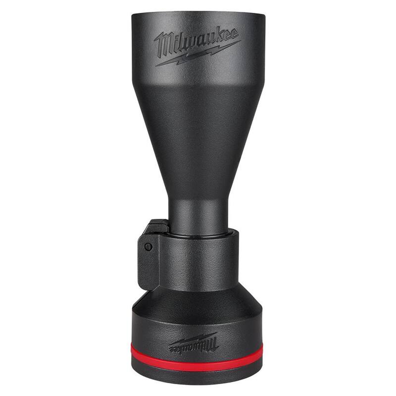 Milwaukee 2-1/2 in. Dust Extraction Adapter for Wet/Dry Shop Vacuums (3-Piece) - 49-90-2000