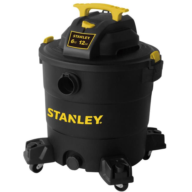 Stanley 12 Gal. 6HP Pro Poly Series Wet and Dry Vacuum Cleaner - SL18199PT