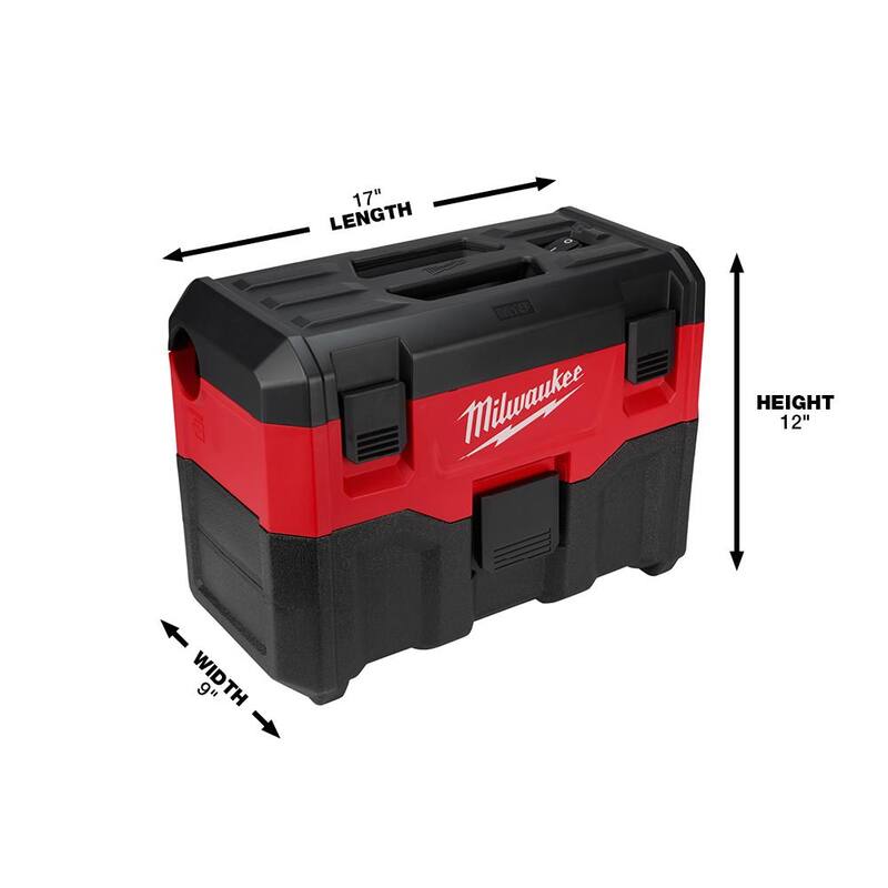 Milwaukee M18 18-Volt 2 Gal. Lithium-Ion Cordless Wet/Dry Shop Vacuum (2-Tool) - 0880-20-0880-20