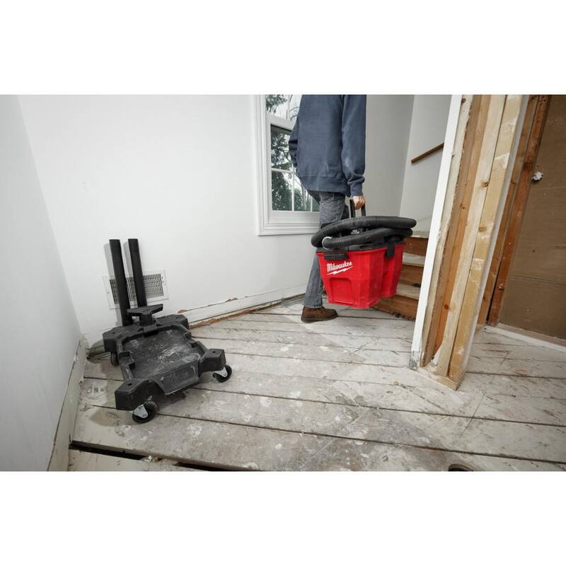 Milwaukee M18 FUEL 9 Gal. Cordless Dual-Battery Wet/Dry Shop Vacuum with Extra High Efficiency Filter and Wet Foam Filter - 0920-20-49-90-1978-49-90-1990