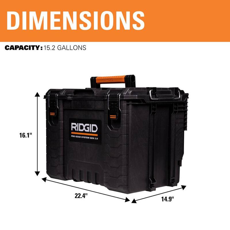 RIDGID 3 Gal. 18-Volt Cordless NXT Shop Vac Wet Dry Vacuum (Tool Only) with Accessories, Pro Gear Attachment, Rolling Tool Cart - HD0318E