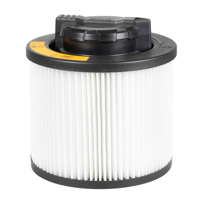 DEWALT 4 Gal. Standard Cartridge Filter for Wet/Dry Vacuum - DXVC4001