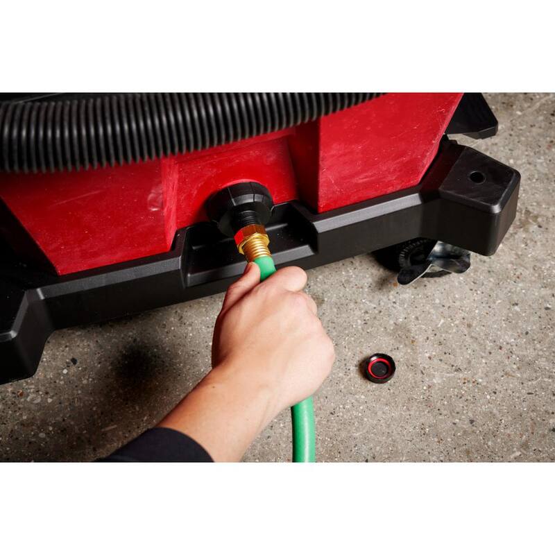 Milwaukee Hose To Drain Adapter Kit for Wet/Dry Shop Vacuums (2-Piece) - 49-90-1992