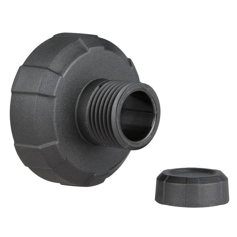 Milwaukee Hose To Drain Adapter Kit for Wet/Dry Shop Vacuums (2-Piece) - 49-90-1992