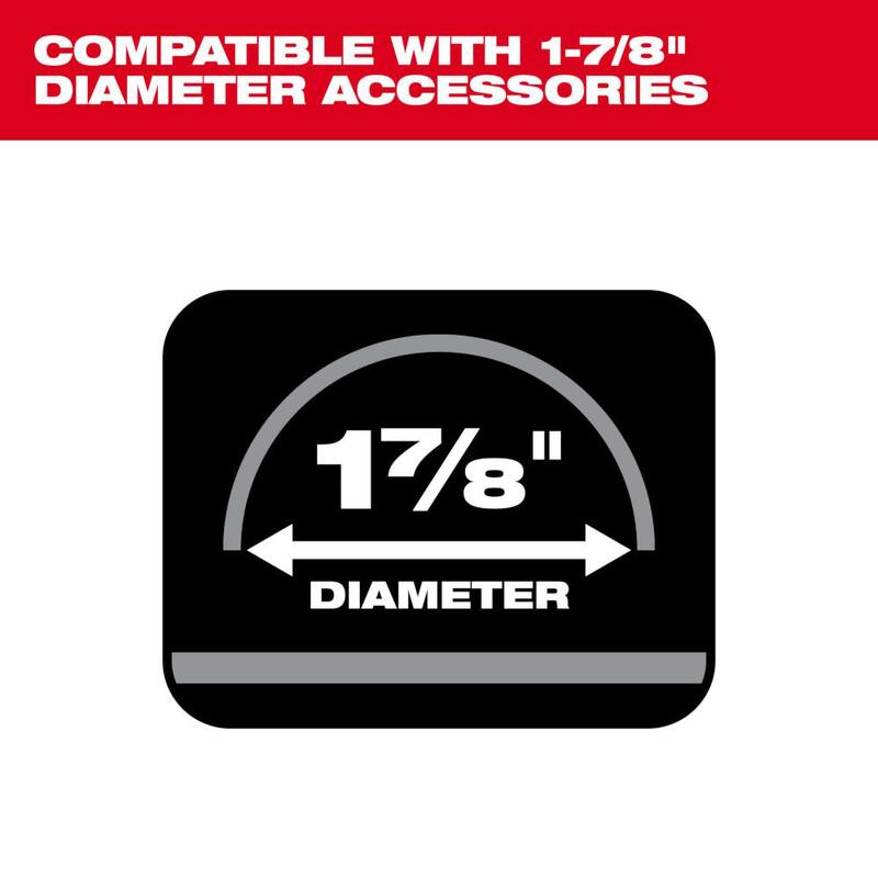 Milwaukee 1-7/8 in. 9 ft. Flexible Hose for Wet/Dry Shop Vacuums (1-Piece) - 49-90-1996