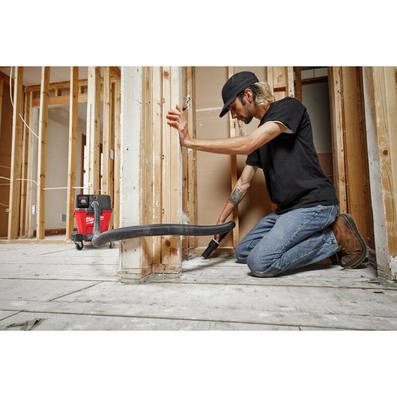 Milwaukee 1-7/8 in. 9 ft. Flexible Hose for Wet/Dry Shop Vacuums (1-Piece) - 49-90-1996