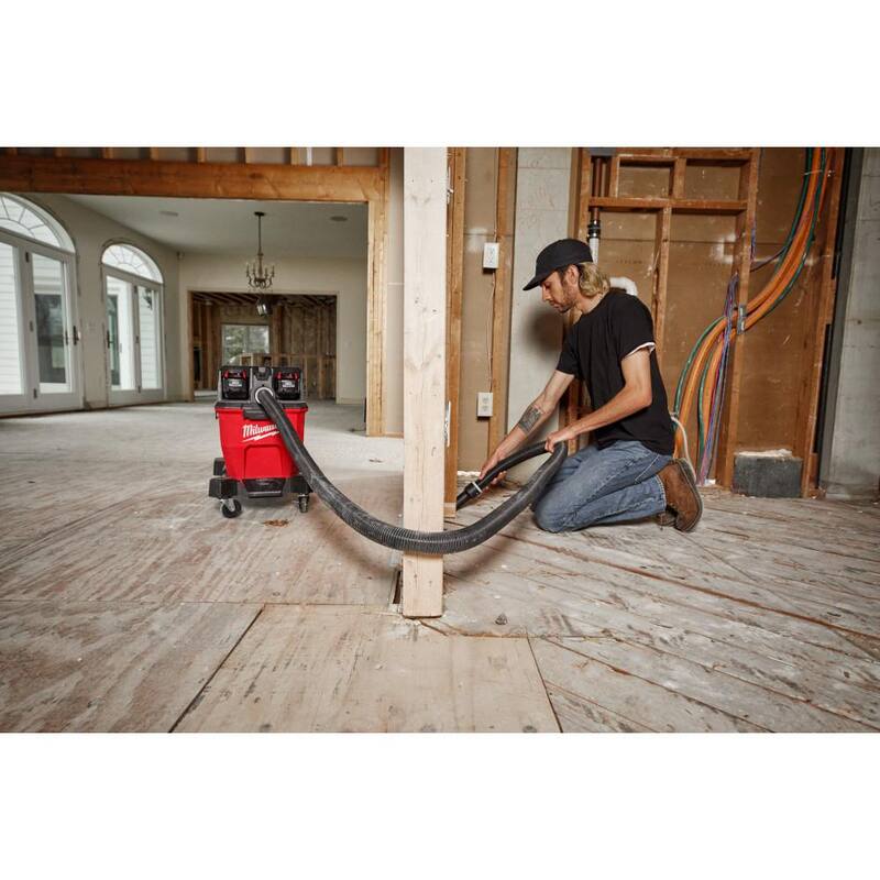 Milwaukee 1-7/8 in. 9 ft. Flexible Hose for Wet/Dry Shop Vacuums (1-Piece) - 49-90-1996