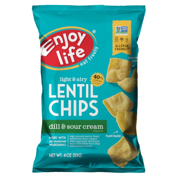 Disfruta la vida, Lentejas con Eneldo y Crema Agria de Enjoy Life Foods, paquete de 12 - F00832W