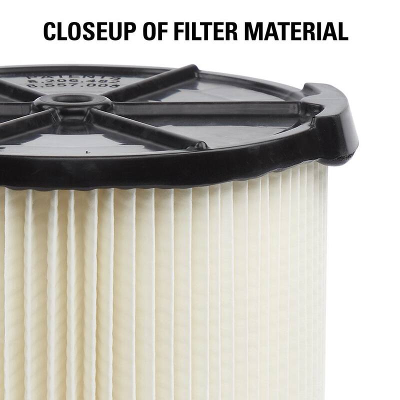 MULTI FIT General Purpose Replacement Wet Dry Vacuum Filter for Most 5 to 20 Gallon CRAFTSMAN Shop Vacuums (6-Pack) - VF7816B