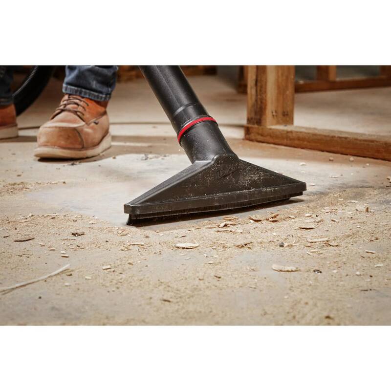 Milwaukee 2-1/2 in. Floor Brush Tool for Wet/Dry Shop Vacuums (1-Piece) - 49-90-2002