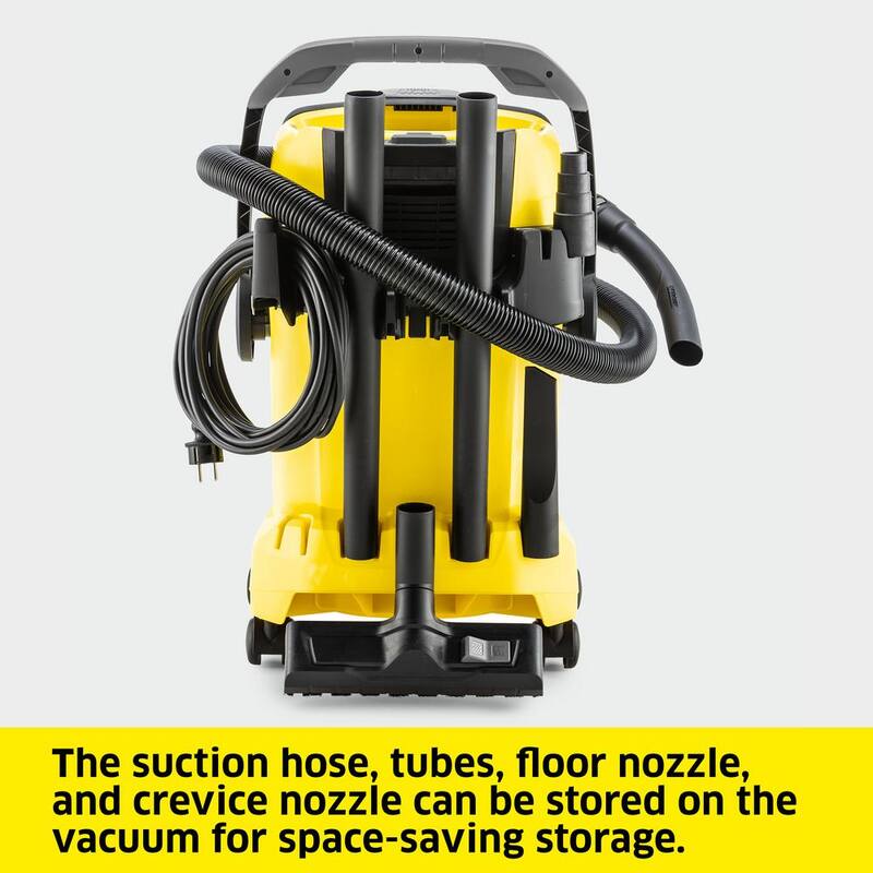 Karcher WD 5/P Multi-Purpose 6.6 Gal. Wet/Dry Shop Vacuum Cleaner with Attachments and Blower Feature - 2022 Edition - 1.628-311.0