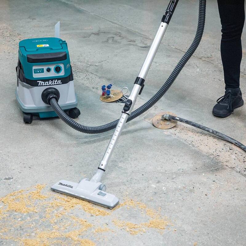 Makita 18V X2 (36V) LXT Lithium-Ion Brushless Cordless 2.1 Gallon Wet/Dry Dust Extractor/Vacuum, Tool Only - XCV20Z