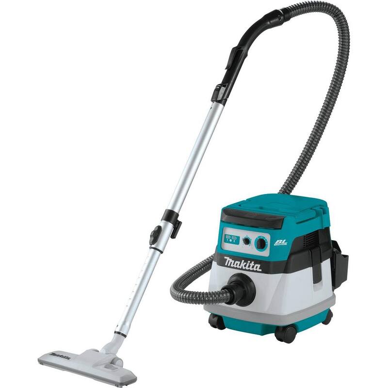 Makita 18V X2 (36V) LXT Lithium-Ion Brushless Cordless 2.1 Gallon Wet/Dry Dust Extractor/Vacuum, Tool Only - XCV20Z