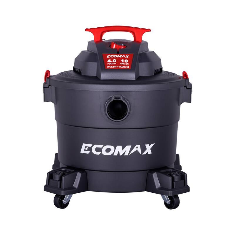 ECOMAX 10 Gal. Poly Wet/Dry Vac - EM18191P