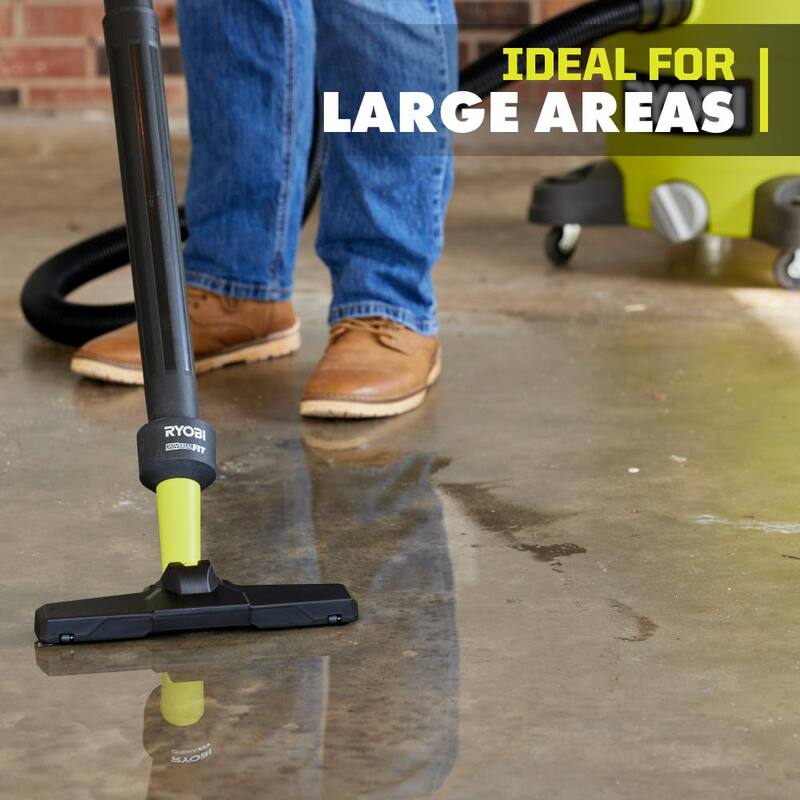 RYOBI UniversalFit Wet/Dry Vacuum Floor Head Accessory Tool - A32UA07