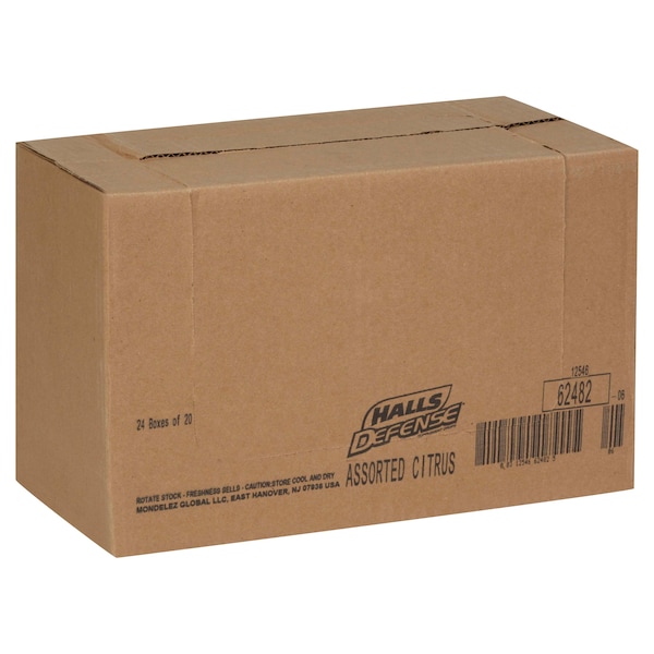 Halls Halls Vitamina C surtido de defensa cítrica 9 unidades, PK480 - 62482