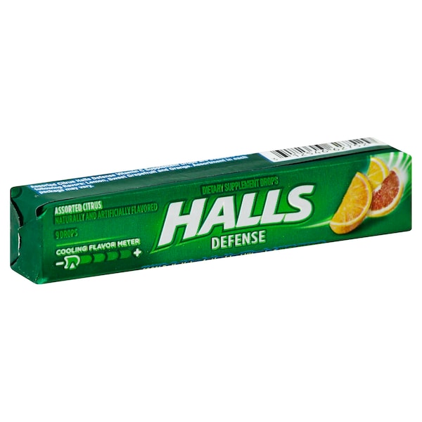 Halls Halls Vitamina C surtido de defensa cítrica 9 unidades, PK480 - 62482