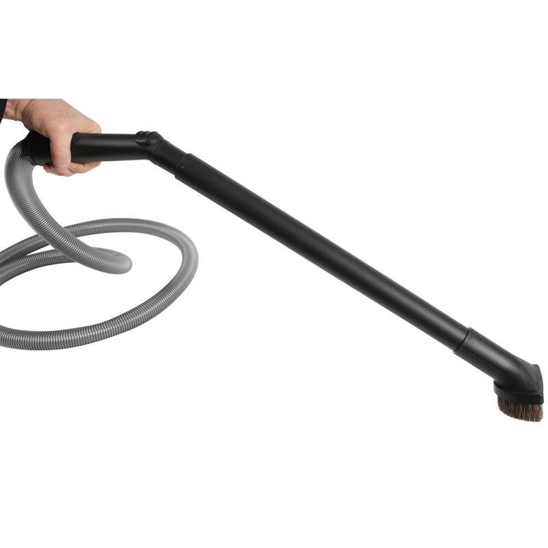 Cen-Tec 10 ft. Vacuum Hose with Expanded Multi-Brand Power Tool Dust Collection Adapter Set and Attachment Kit for Wet/Dry Vacs - 95259