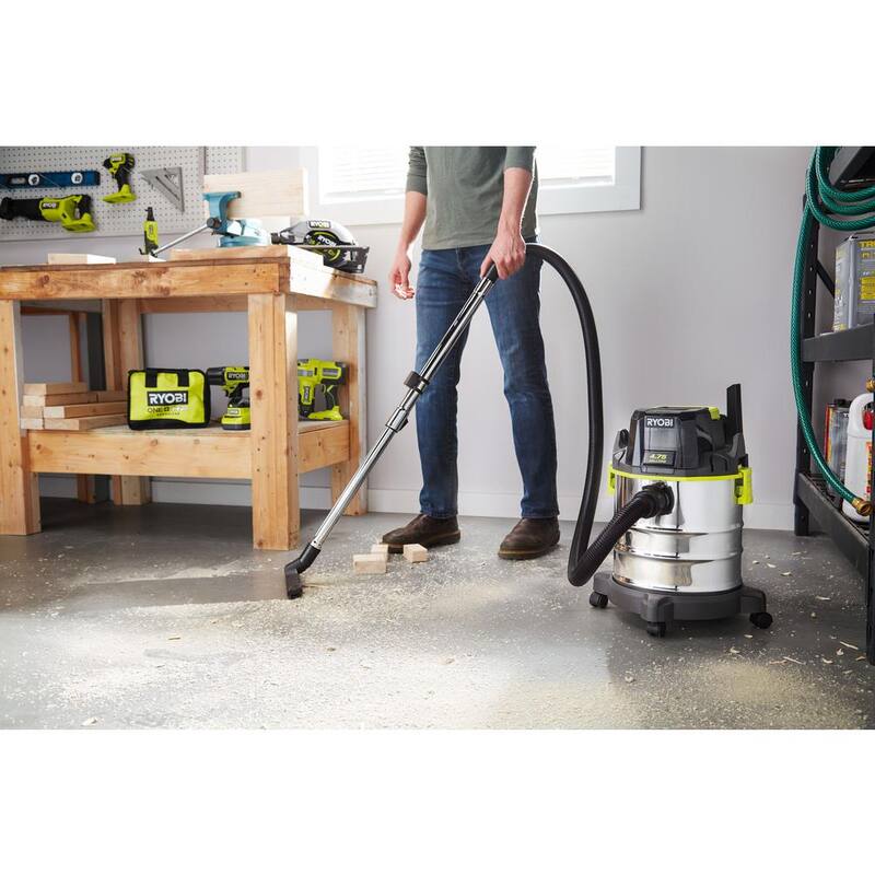 RYOBI ONE+ 18V Cordless 4.75 Gallon Wet/Dry Vacuum PWV200 Accessory Kit w/ 1-3/8 in. Crevice Tool, Floor Nozzle, & Dust Brush - A32SS02N