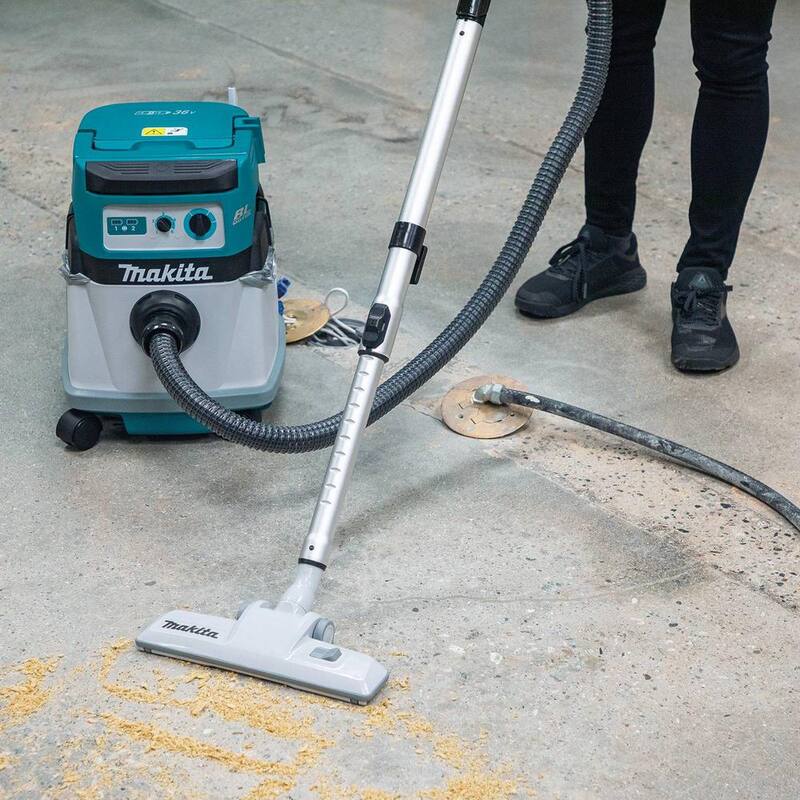 Makita 18V X2 (36V) LXT Lithium-Ion Brushless Cordless 4 Gallon Wet/Dry Dust Extractor/Vacuum, Tool Only - XCV23Z