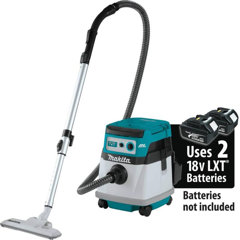 Makita 18V X2 (36V) LXT Lithium-Ion Brushless Cordless 4 Gallon Wet/Dry Dust Extractor/Vacuum, Tool Only - XCV23Z
