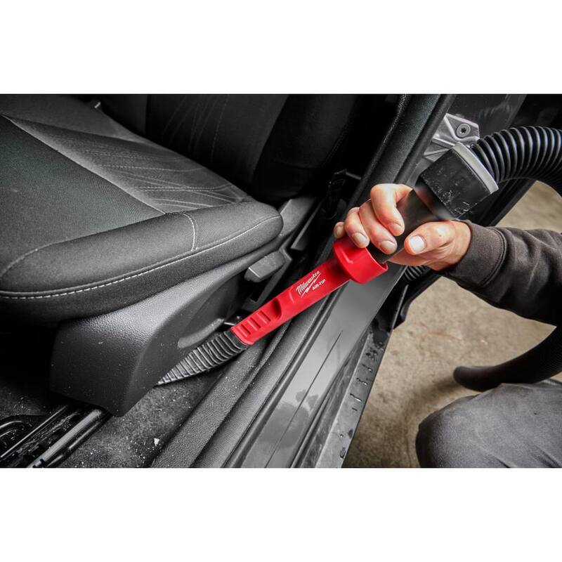 Milwaukee M18 FUEL PACKOUT 18-Volt Lithium-Ion Cordless 2.5 Gal. Wet/Dry Vac w/AIR-TIP 1-1/4 in. - 2-1/2 in. Flexible Crevice Tool - 0970-20-49-90-2030