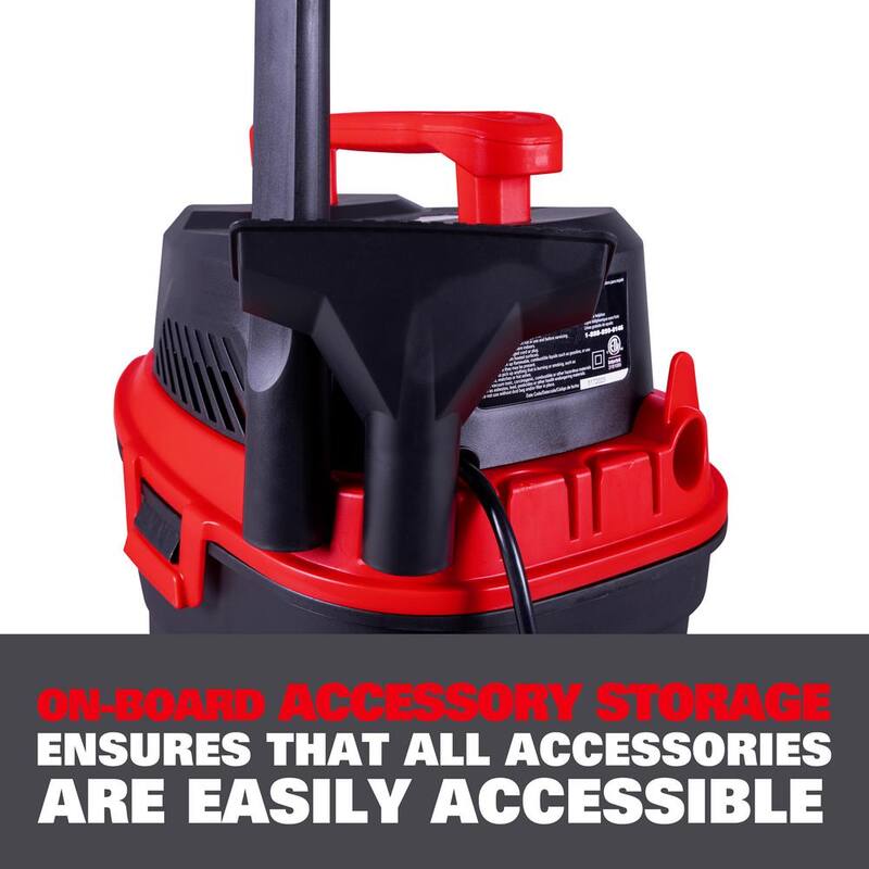 ECOMAX 3 Gal. 3 HP Poly Wet/Dry Vac - EM18910P-3