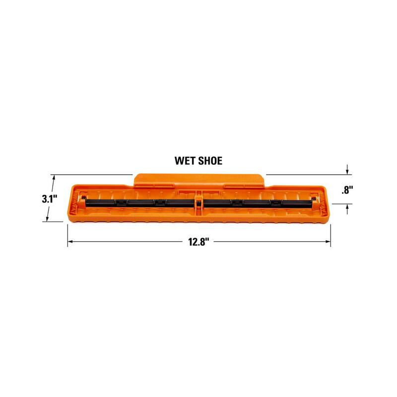 RIDGID 2-1/2 in. NXT Max Wet Floor Tool Shoe Accessory Shop Vac Attachment with Squeegee for RIDGID NXT Wet Dry Vacuums - SK1503