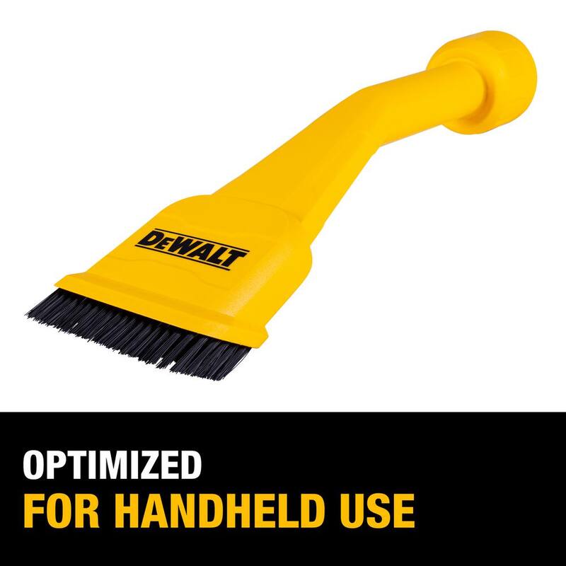 DEWALT Claw Utility Nozzle Brush 1-1/4 in. to 2-1/2 in. Wet/Dry Vaccum 1-Piece - DXVA00-4300