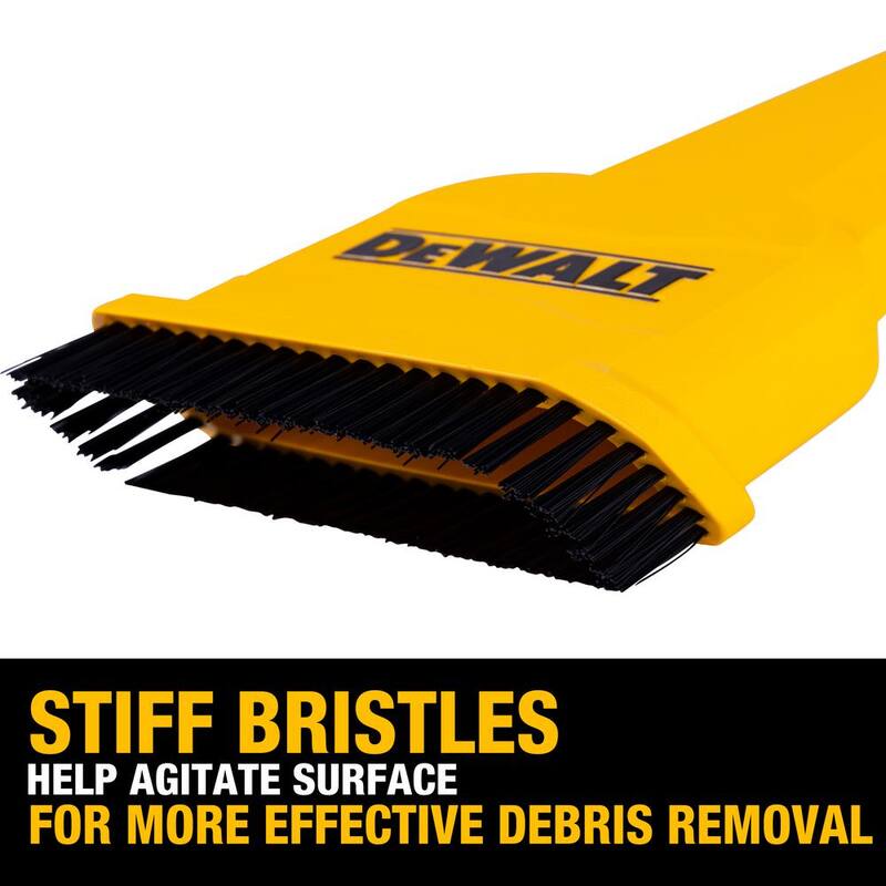 DEWALT Claw Utility Nozzle Brush 1-1/4 in. to 2-1/2 in. Wet/Dry Vaccum 1-Piece - DXVA00-4300