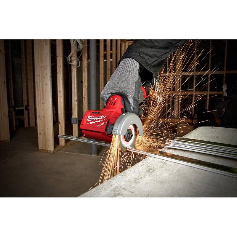 Milwaukee M12 FUEL 12-Volt Lithium-Ion Cordless 1.6 Gal. Wet/Dry Vacuum and Cut Off Saw Kit with 4.0 Ah Battery and Charger - 0960-20-48-59-2440-2522-20