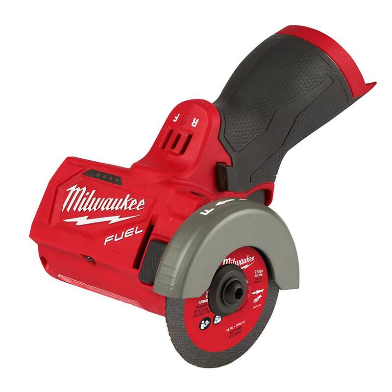 Milwaukee M12 FUEL 12-Volt Lithium-Ion Cordless 1.6 Gal. Wet/Dry Vacuum and Cut Off Saw Kit with 4.0 Ah Battery and Charger - 0960-20-48-59-2440-2522-20